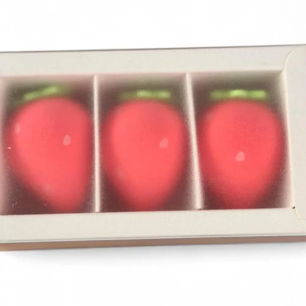 Kawaii! Strawberry Beauty Makeup Addict Sponges Set of Three